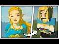 How to Build a Zelda Statue (The Legend of Zelda: Breath of the Wild) - Minecraft