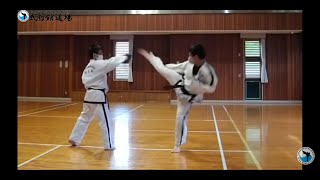 Taekwondo テコンドー 稽古風景　～ミット＆攻防練習～