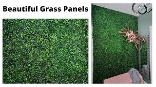 Artificial Boxwood Grass Hedge Wall Panels Review and Installation