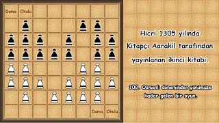 Turkish Checkers book published by the Publisher Aarakil in 1305 Hijri. № 108.