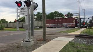 Train race between NS 25E and CN M384 in Wyandotte, MI