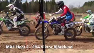 FOX Head Holeshot Award - MXSM 2016 - Deltävling 1 - Tibro MK