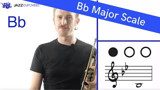 Bb Major Scale on Trumpet (Ab Concert)