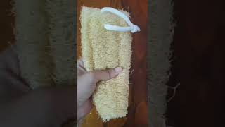 How to use natural loofah?🤔