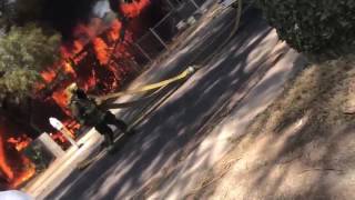 RAW VIDEO: Pomona House Fire