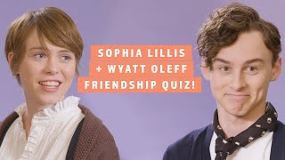 Sophia Lillis & Wyatt Oleff Test Their IRL Friendship