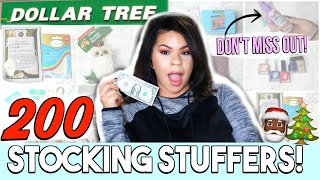 200 DOLLAR TREE STOCKING STUFFER IDEAS 2018 | Dollar Store Gifts They Actually Want!