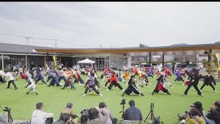 「南中ソーラン対決」 第1回 宇都宮よさこい祭 ミナテラスとちぎ会場 2024 03 24 11：54～