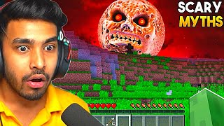 LUNAR MOON Attack on Me 😱 in Minecraft | Minecraft Scary Myths |