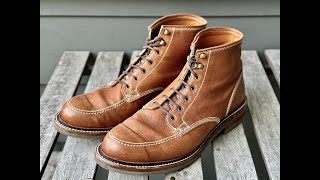 Caswell Boots Stanton Moc Toe Boot- Patina Update