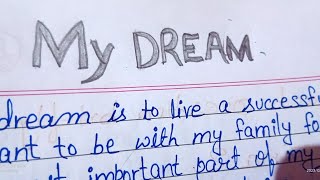 Essay on my dream or 10 lines my dream @gklearnodia @Greenscreen554 #himanshisingh #