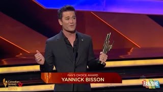 Yannick Bisson wins 2016 Fan's Choice Award!