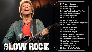 Best Slow Rock 70s,  80s, 90s - Scorpions, Aerosmith, Bon Jovi, U2, Ledzeppelin , White Lion