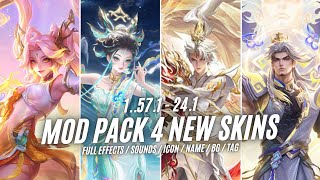 MOD PACK 4 SKIN MỚI FULL HIỆU ỨNG KHÔNG LỖI MÙA 4 2024