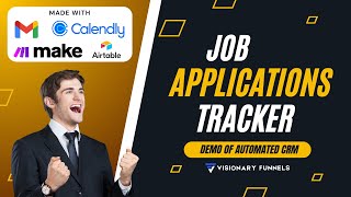 Automated Job Application Tracker | CRM for HR & Recruiters – Streamline Hiring! Airtable & Make.com