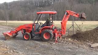 2006 KUBOTA L39 4X4 TRACTOR WITH LOADER AND BACKHOE