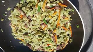 CHOW MEIN TAGLIATELLE By Chef Ese