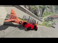 รถรวมร่างกับเครื่องบิน แล้วไหลลงจากที่สูง จะเป็นยังไง beamng.drive