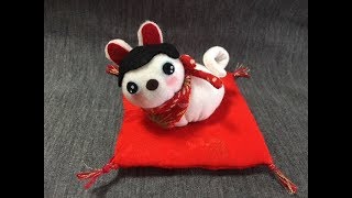 張り子の犬(戌）の作り方  ( Motif of papiea-mache dog)