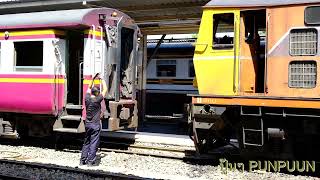 [Railway coupling] Connecting trains at Hua Lamphong Station, Bangkok, Thailand, around 2021 or 2022