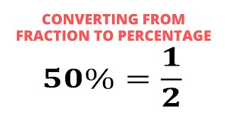 Converting from percentage to fraction