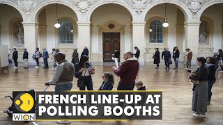 French Presidential Election 2022: French line-up at polling booths to elect the next President