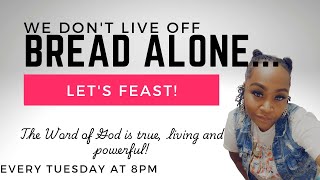 Let's chat and #feast on the word of God!