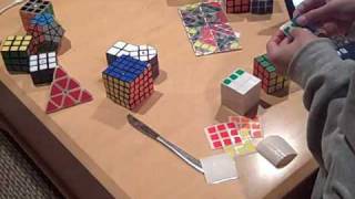 Stickering a simple rubik's cube!(Hilarious!)