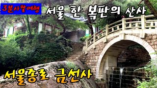 서울종로 금선사 / 3분사찰여행 / 힐링사찰 / 여기가 서울 한 복판의 산사