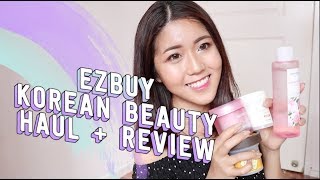 Huge EZBUY Korean Beauty Haul + Review | thatxxRin