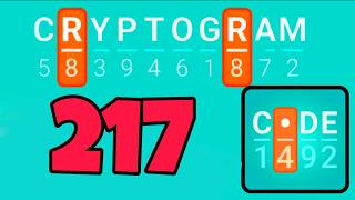 CRYPTOGRAM 217