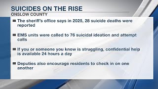 Onslow County Sheriff’s Office reports increase in suicide-related calls