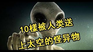 【10大】被人类送上‘’太空‘’的‘’怪异物‘’！