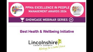 Best Health and Wellbeing Initiative- Lincolnshire County Council