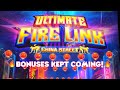 Ultimate Fire Link HEATS UP Again! China Street Delivers! (Hot Streak Continues!) #firelinkfriday