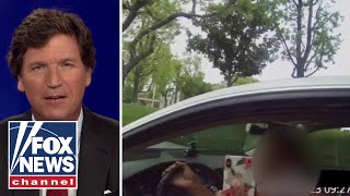 Tucker obtains bodycam footage of driver hurling racial abuse at cop