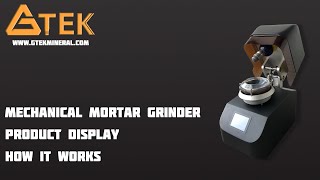 Mechanical Single Head Mortar Grinder Introduction | GTEK