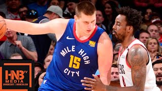 Denver Nuggets vs Portland Trail Blazers Full Game Highlights | April 5, 2018-19 NBA Season