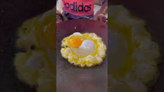 Half Boil Egg Fry🍳 Yummy Street Food #shorts