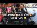 repaint body ex5 part 1 lerai moto