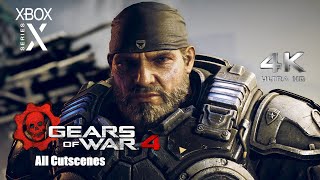 【戰爭機器 4 電影剪輯版】Gears of War 4 All Cutscenes (Game Movie)《中文字幕 英文配音 Xbox Series X 4K》