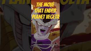 The Move That Ended Planet Vegeta! SPARKING ZERO!