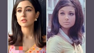 Sara ali khan Channels grandmother Sharmila ji's essence flawlessly💕 your fev?saraali vs Sharmila