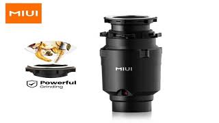 MIUI Continuous Feed Garbage Disposal with Sound Reduction,1/2 HP Food Waste Dis