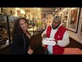 demetria eats charles pan fried chicken in harlem nyc soul food review fried chicken bbq yams