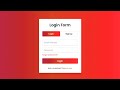 Animated Login Form with Particle Effects ♻ | Particles.Js Tutorial