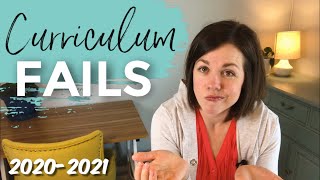 Curriculum FAILS for 2020-21 Homeschool Year II Kindergarten & 1st Grade Homeschooling