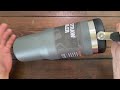 stanley iceflow stainless steel tumbler with straw vacuum insulated water bottle review