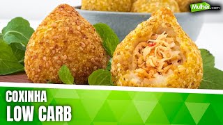 Receitas  e dicas Saudáveis de Coxinhas Low carb.