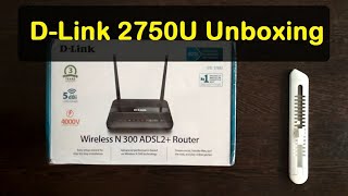 D-link 2750U Modem Unboxing || life world